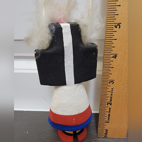 Vintage 5" Hand Carved Native American BADGER Kachina 5in Tall Signed - Picture 5 of 5